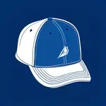 blue and white dipper pines baseball cap image